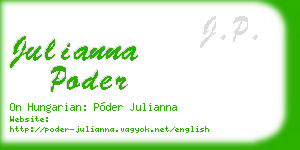 julianna poder business card