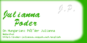 julianna poder business card